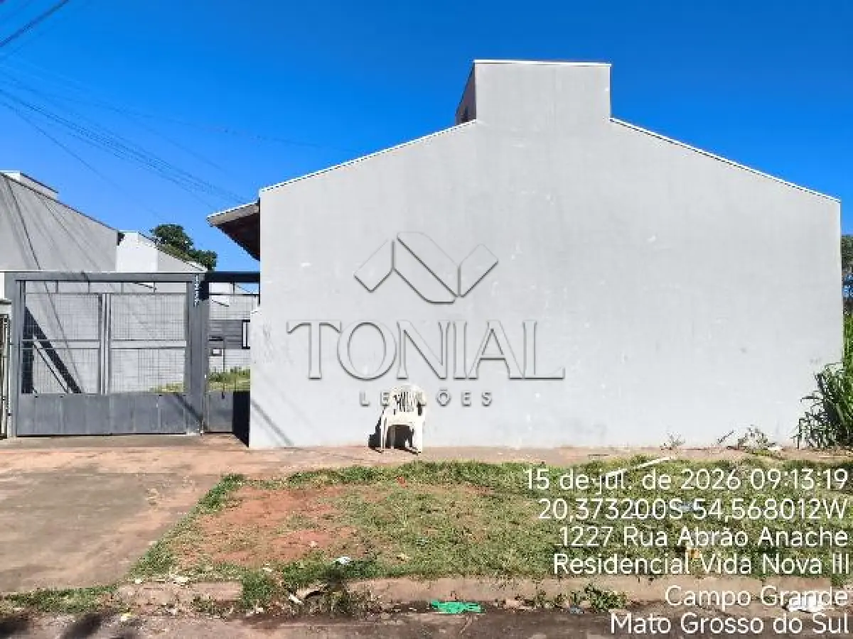 LOTE 181 - Casa - CAMPO GRANDE / MS