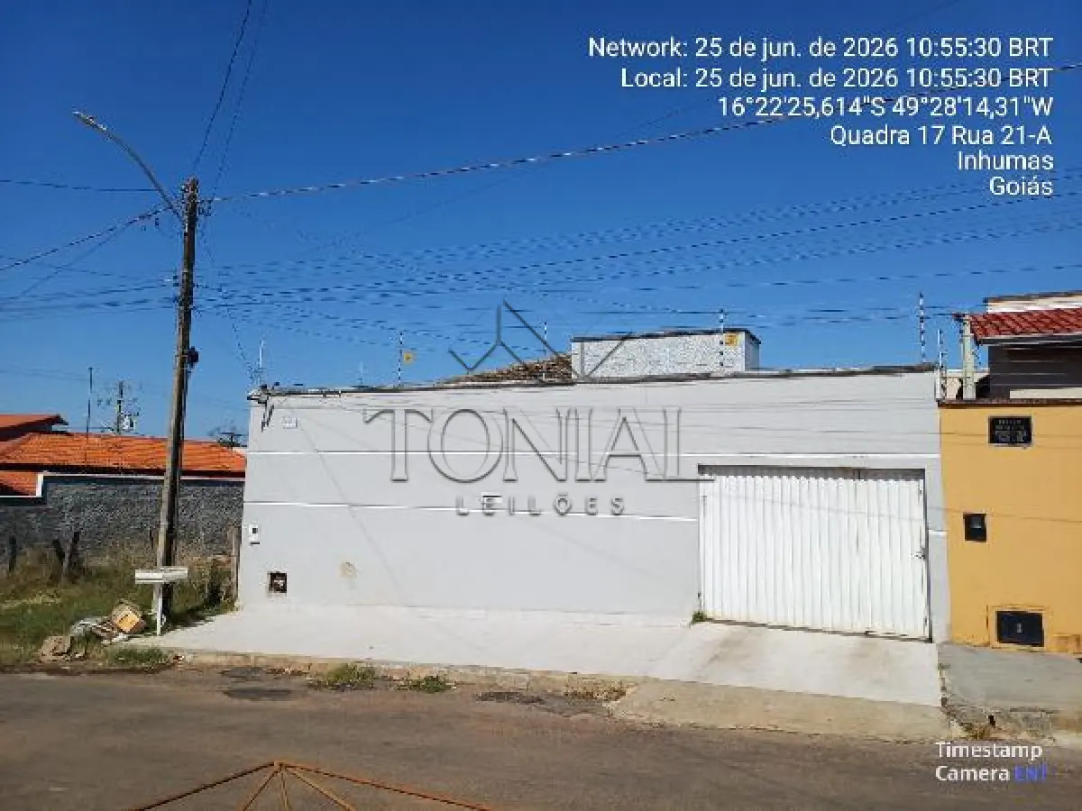LOTE 100 - Casa - INHUMAS / GO