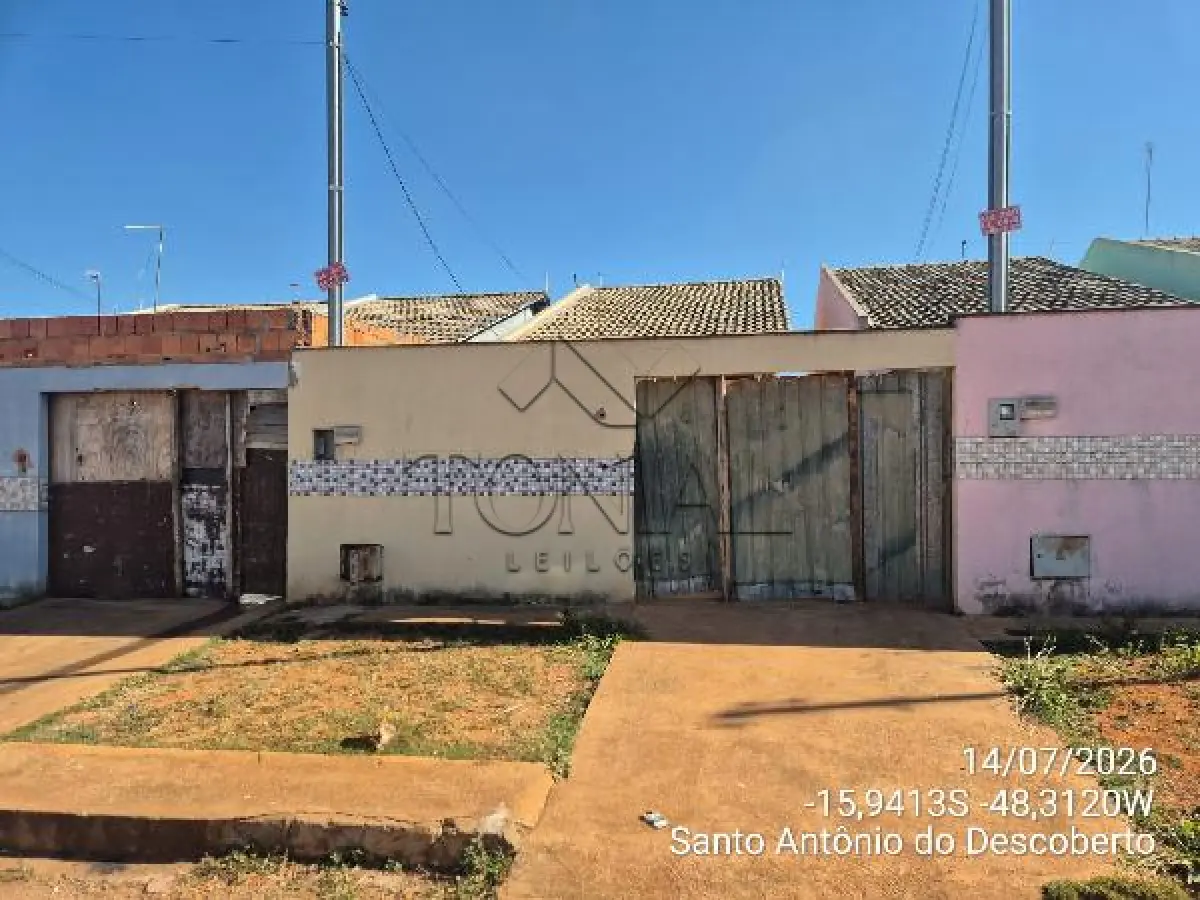 LOTE 108 - Casa - SANTO ANTONIO DO DESCOBERTO / GO