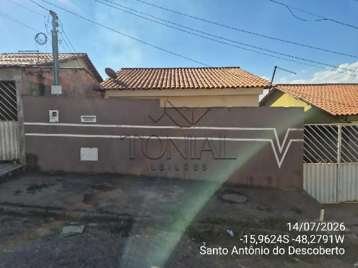 LOTE 107 - Casa - SANTO ANTONIO DO DESCOBERTO / GO