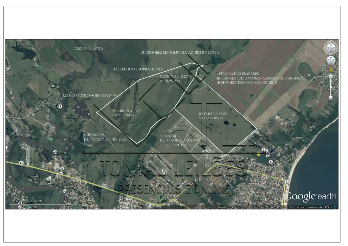 LOTE 001 - TERRENO - LARANJAL - 56HA
