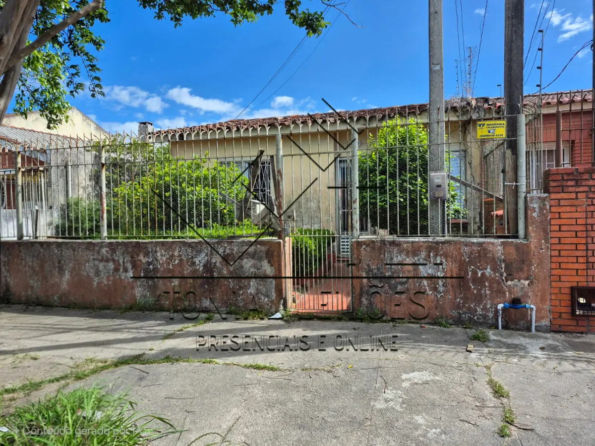 LOTE 000 - CASA - RUA VISCONDE DE OURO PRETO Nº 431 - PELOTAS - RS